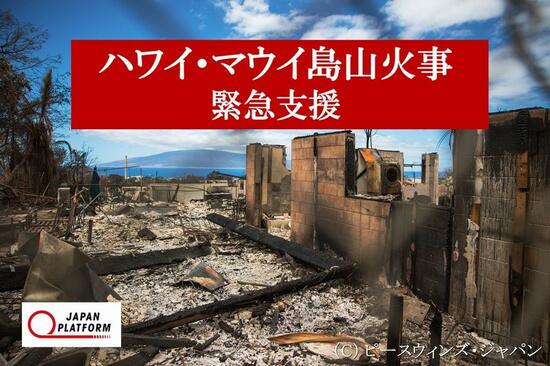 [【ハワイ・マウイ島大規模火災緊急支援】被災者へ支援を届けます（ジャパン・プラットフォーム）]の画像